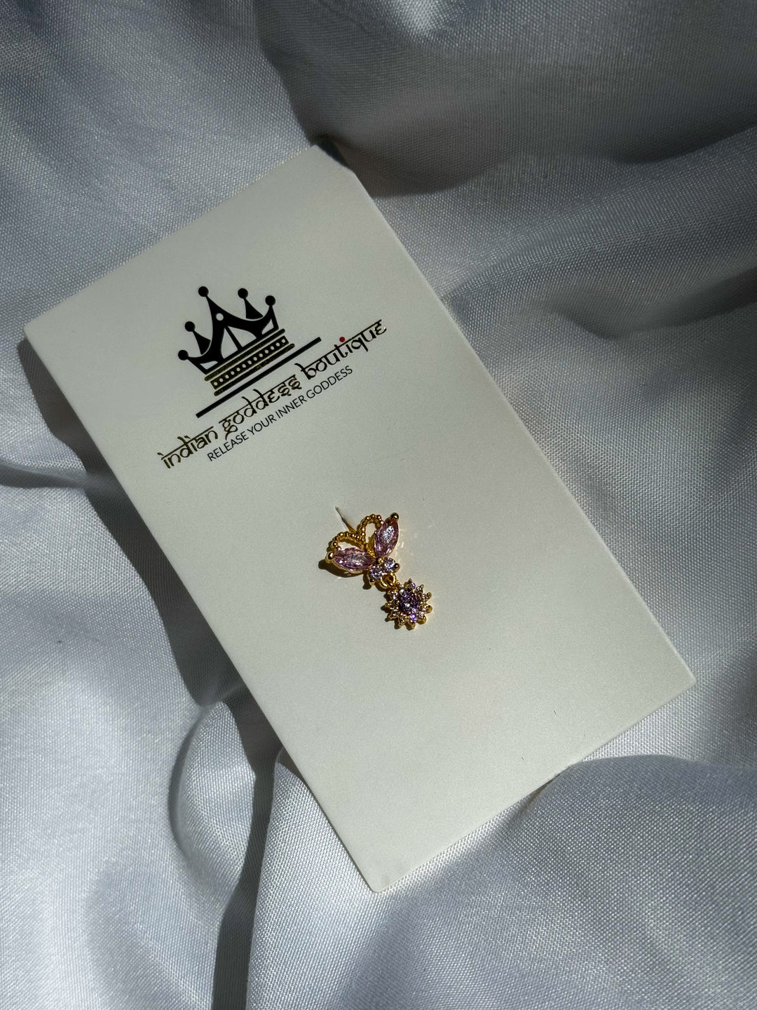 Princess Butterfly Nose Ring