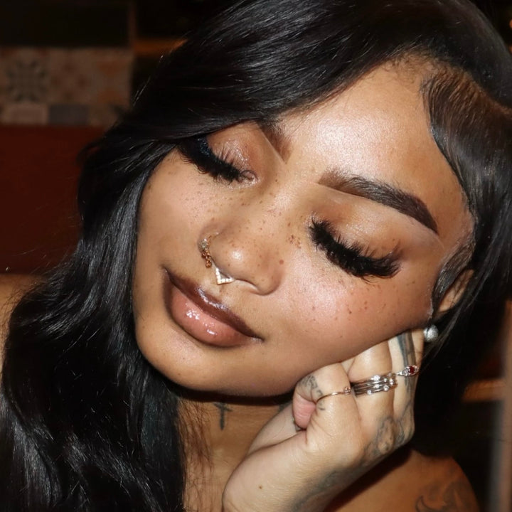 Pointy Diamond Septum Ring