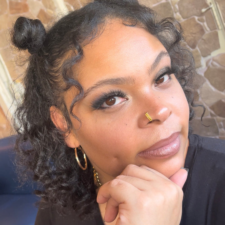 Stacked Coils Nose Rings