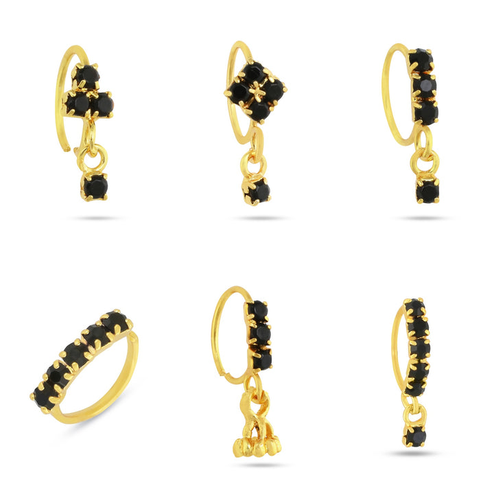 Phenomenal Set of 57 Colored Nose Rings