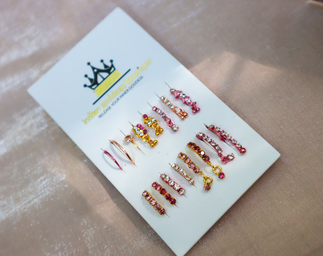 Barbie Set Of Nose Rings