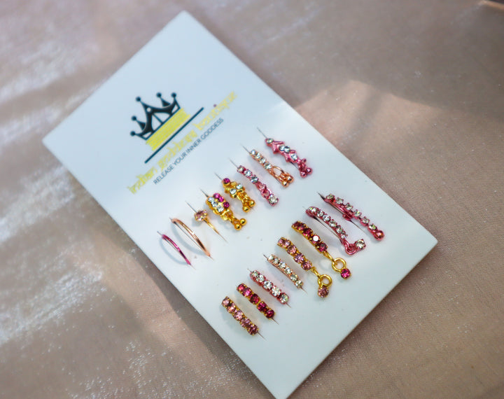 Barbie Set Of Nose Rings