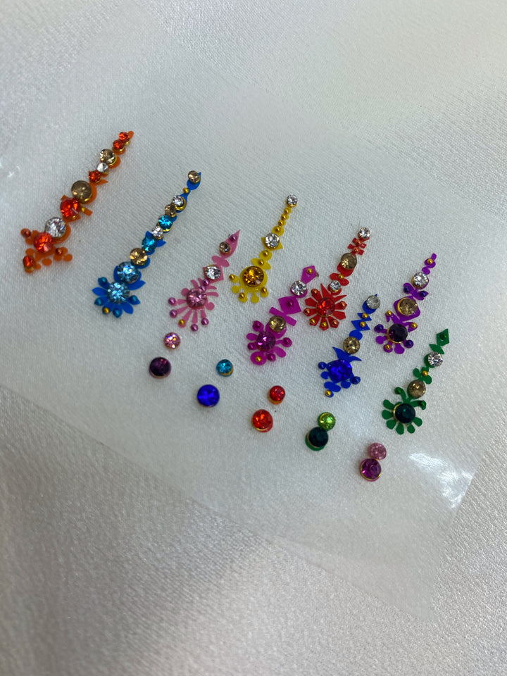 Colorful Bindis - RAINBOW Collection