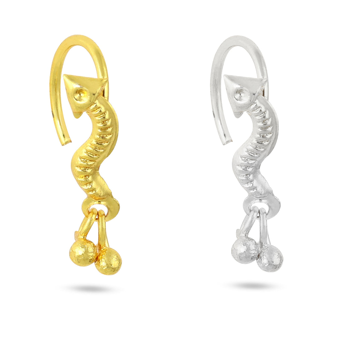 2 Pack Of Snake Nose Rings