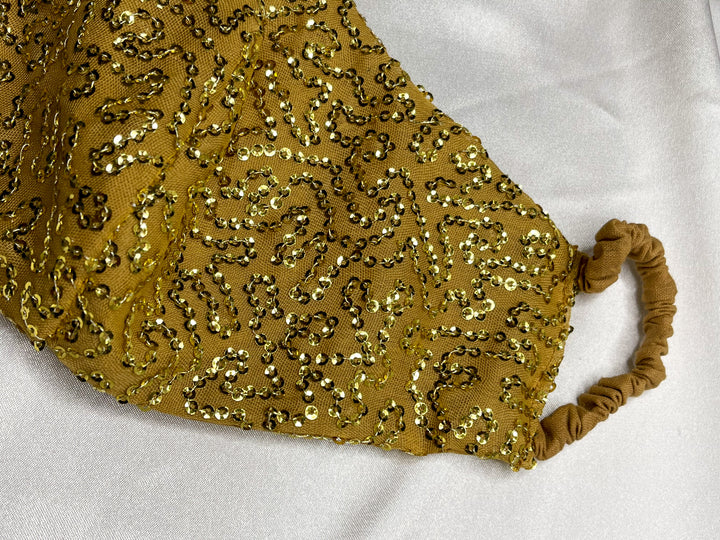 Shimmer Gold Goddess Face Mask