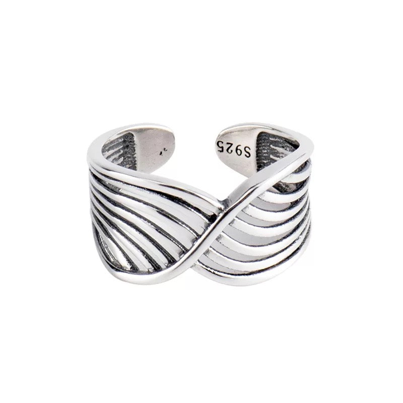 Sterling Silver Swirl Ring