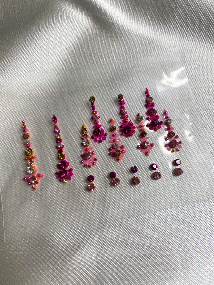 Set of 19 Pink Bindis - Passion 💕