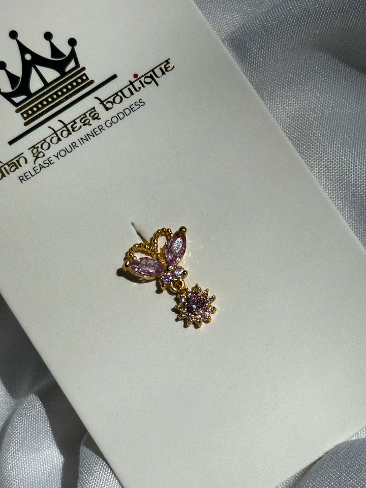 Princess Butterfly Nose Ring