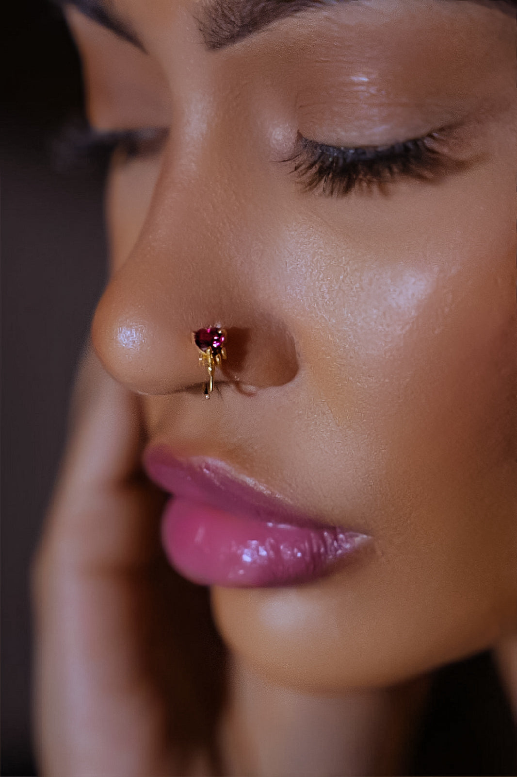Drippin Heart Nose Ring