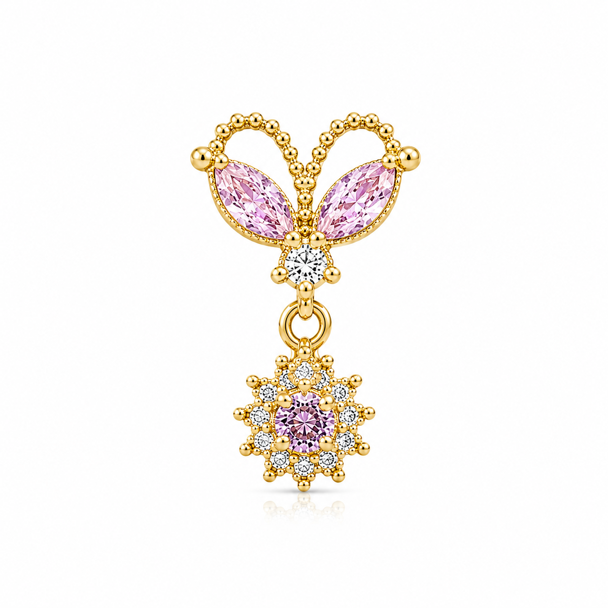 Princess Butterfly Nose Ring