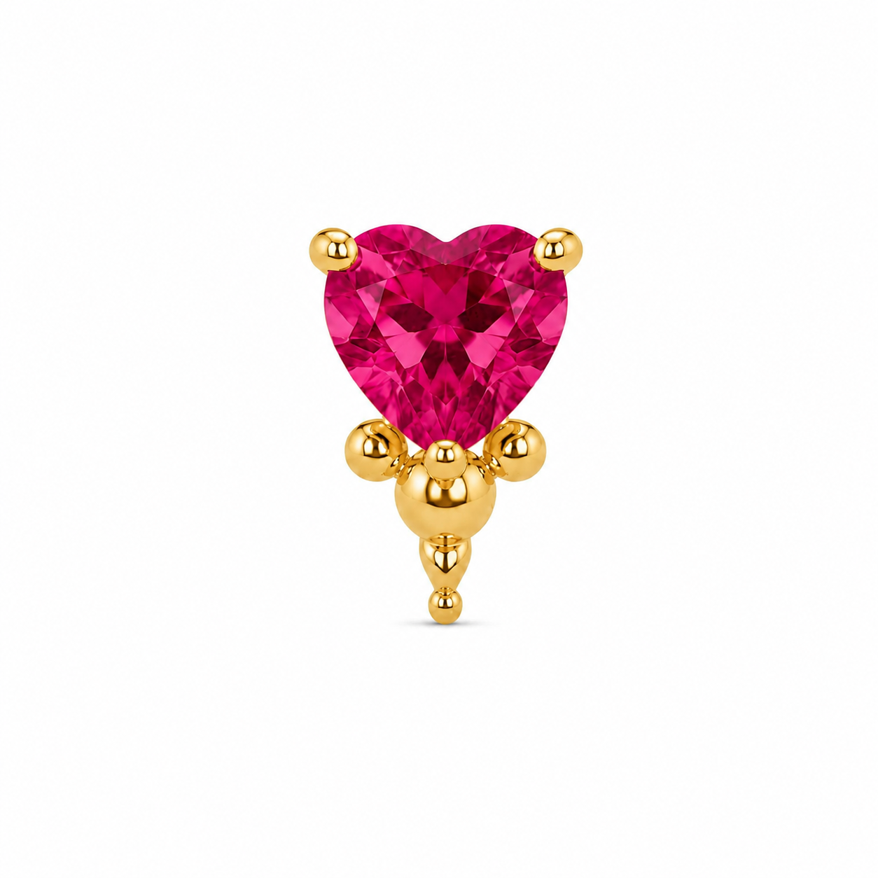 Drippin Heart Nose Ring