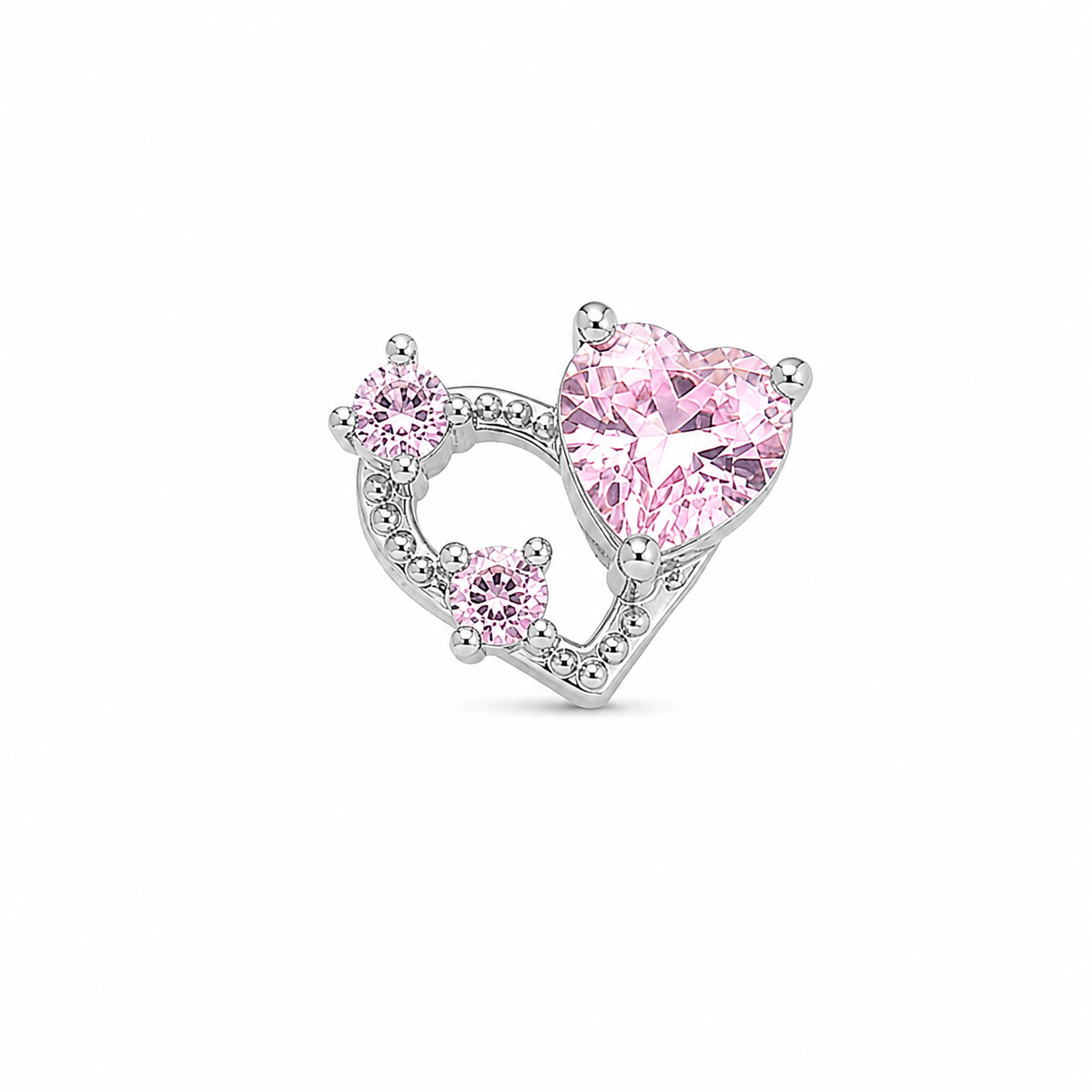 Classy Heart Nose Ring