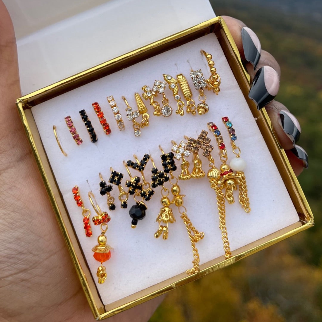 14k Gold Plated Black Friday Set