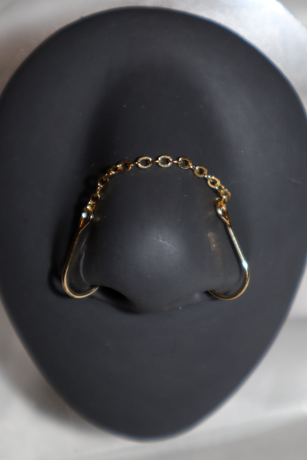 Connected Nose Chain Cuff