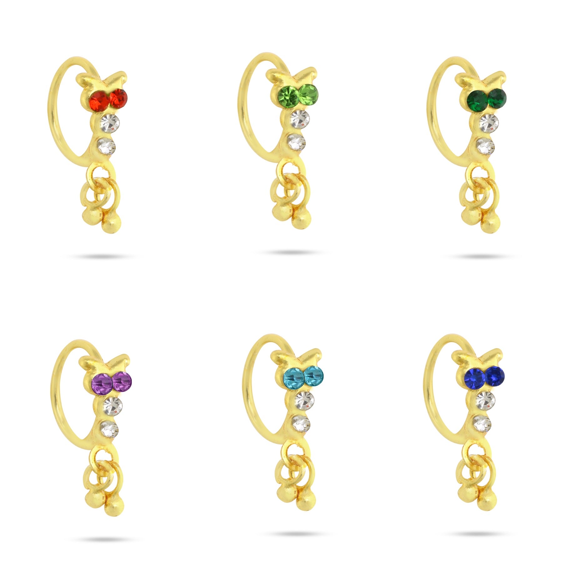 Owl Design Dangling Nose Ring
