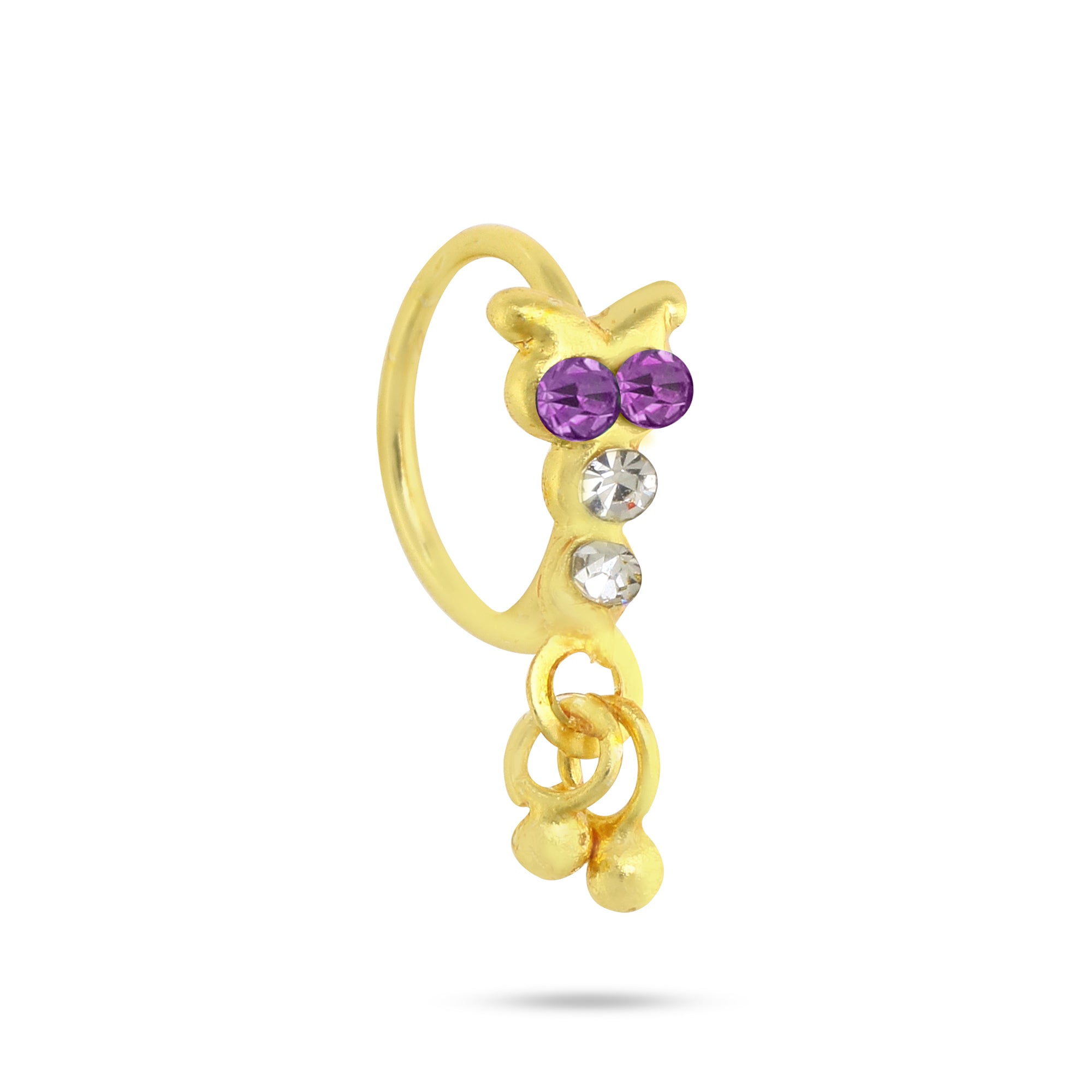 Owl Design Dangling Nose Ring