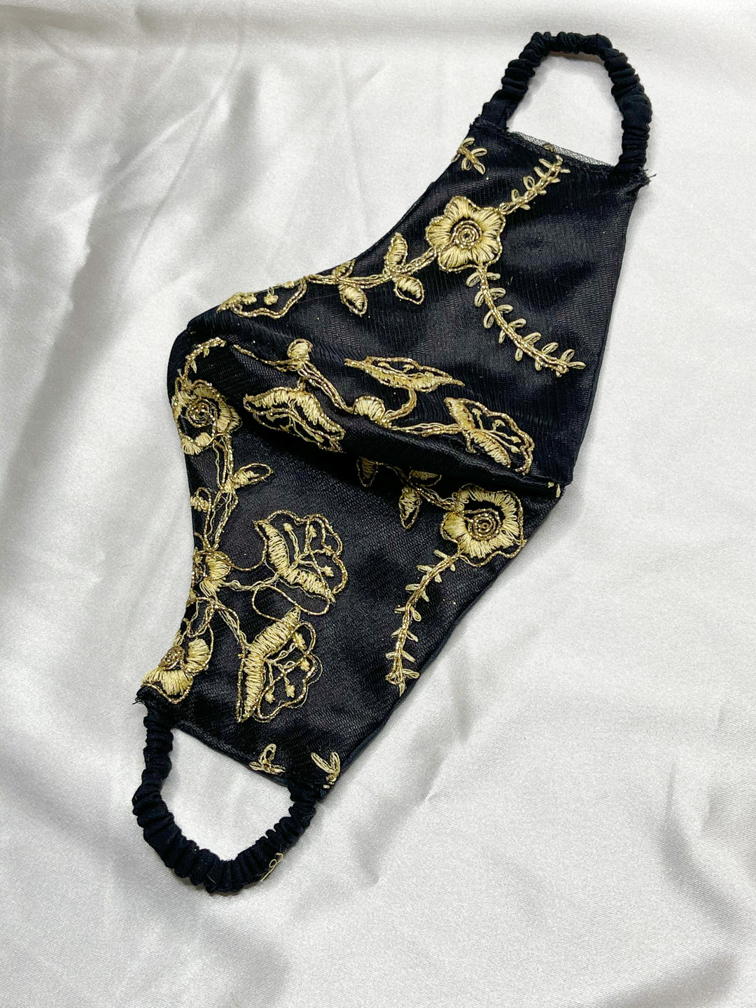 Black and Gold Goddess Face Mask