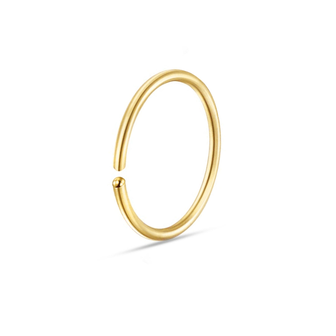 Gold Hoop Nose Ring