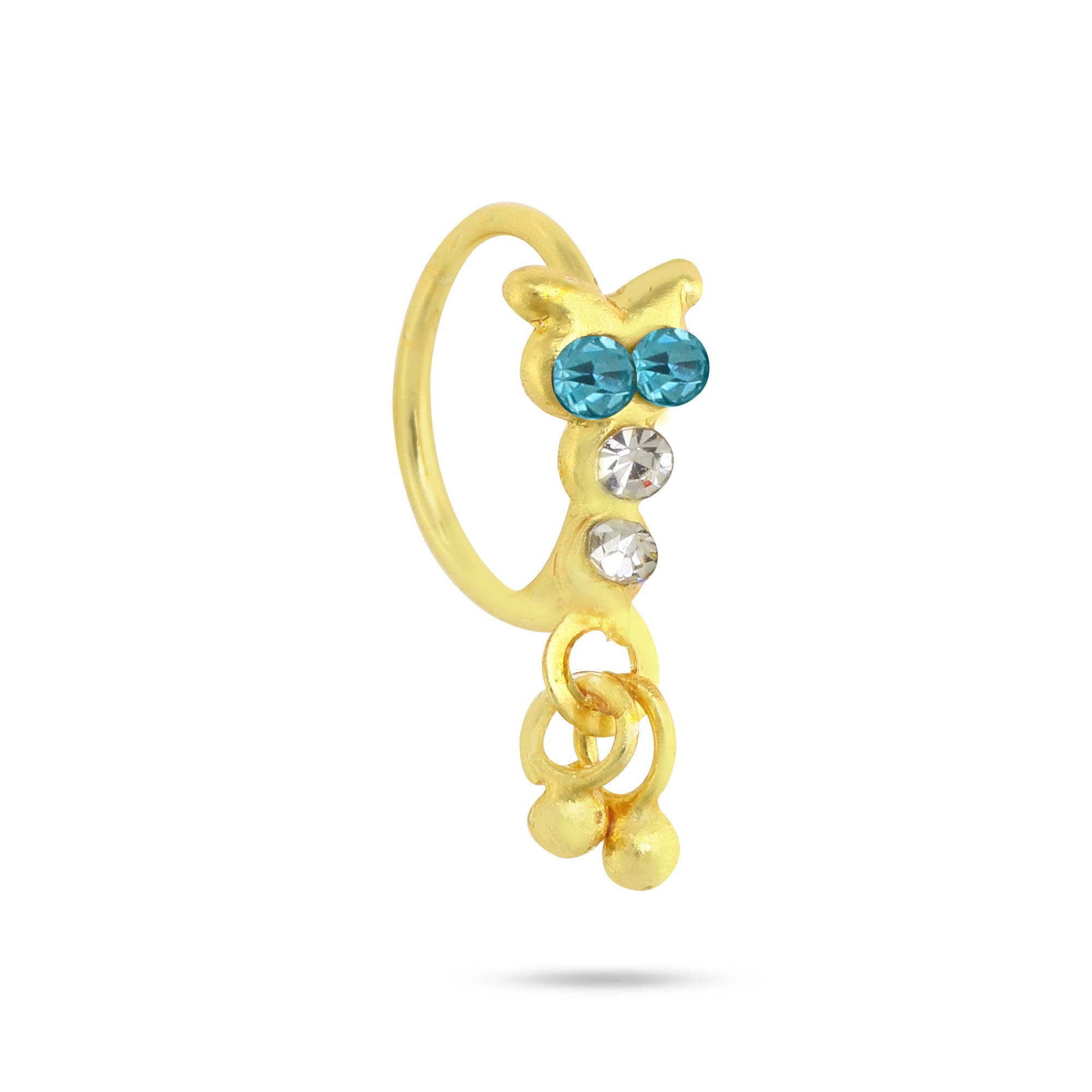 Owl Design Dangling Nose Ring