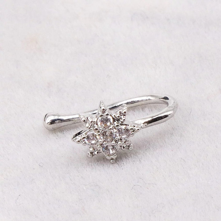 silver nose cuff