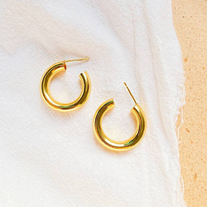 Classic Gold Hoop Earring